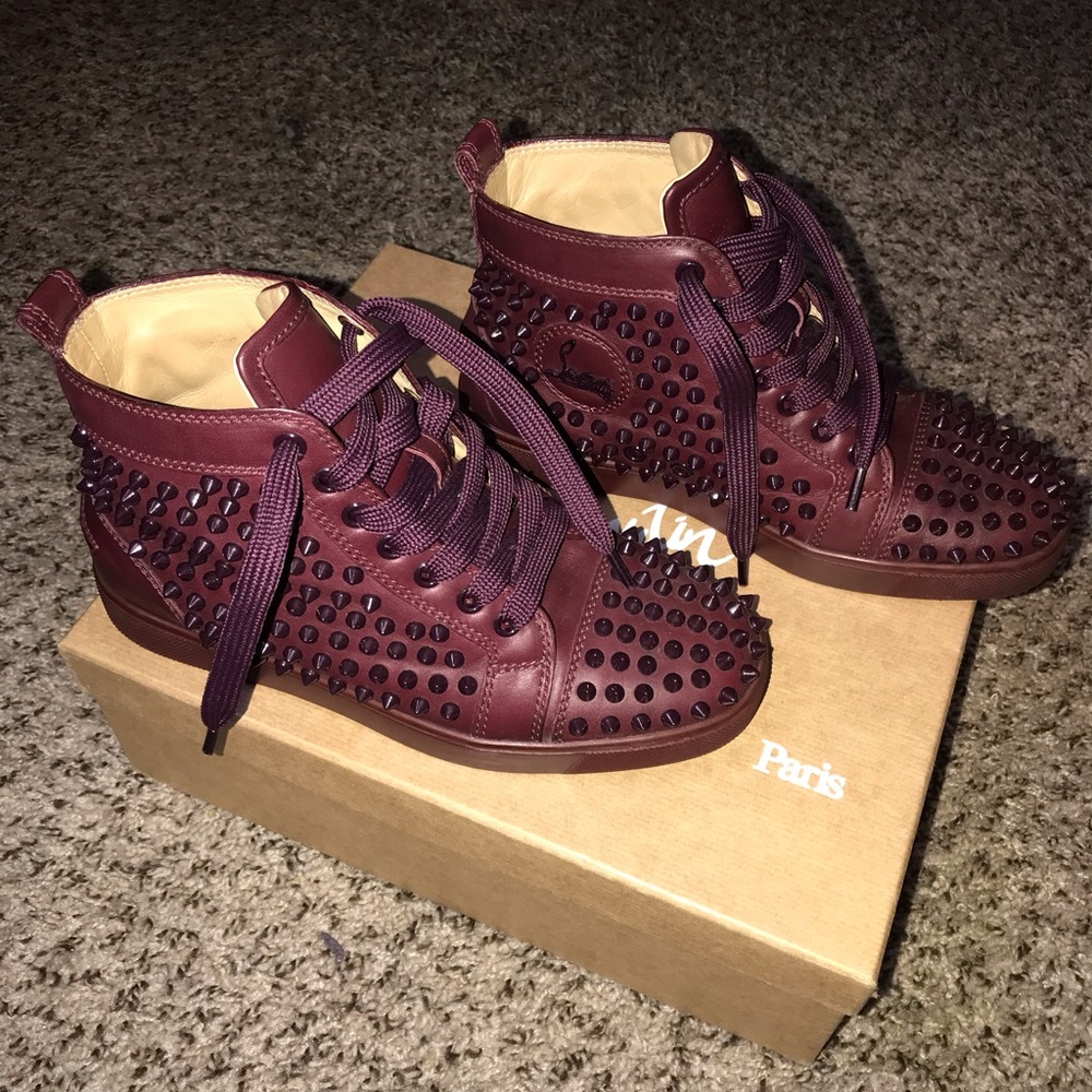 Christian Louboutin spike sneakers